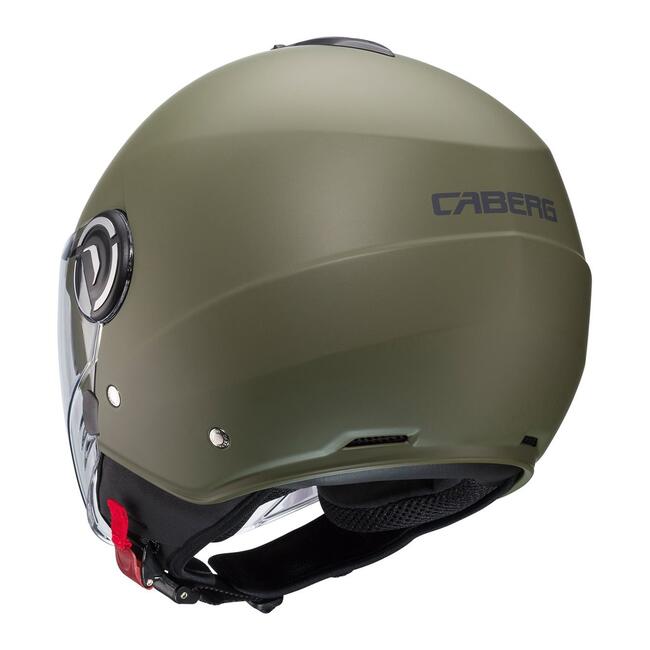 Caberg Caschi Demijet Verde Militare